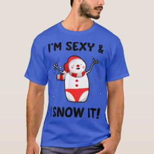 Camiseta Eu sou o sey e o neve de Natal