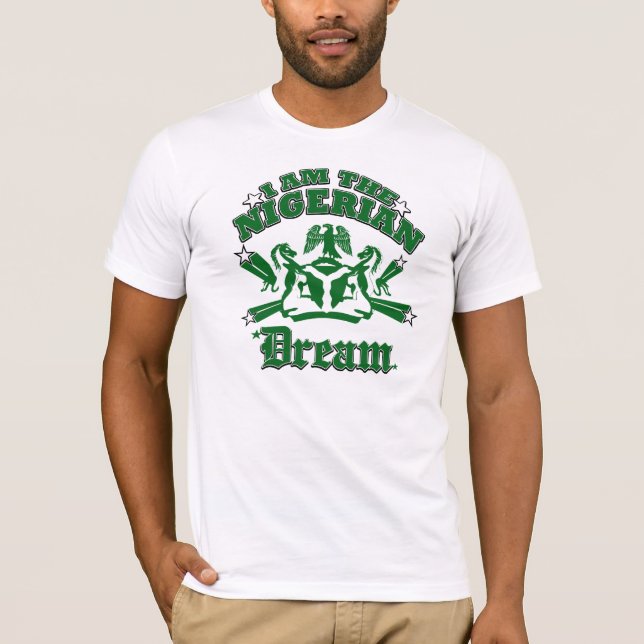 Camiseta Eu sou o sonho nigeriano (Frente)