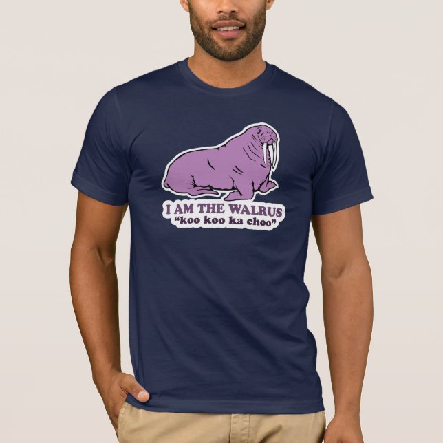 Camiseta Eu sou o t-shirt da morsa (Frente)