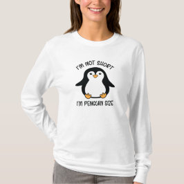 Camiseta Eu sou o tamanho dos pinguins, Dia de Apreciação M