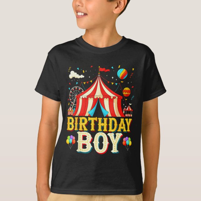 Camiseta Eu Sou O Tema De Festa De Circo De Carnaval Do Men (Frente)