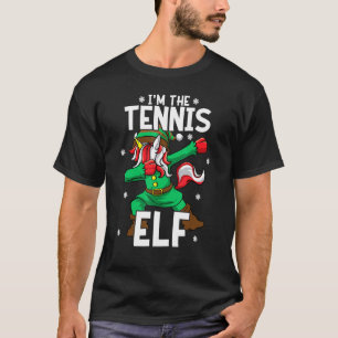 Camiseta Eu Sou O Tênis Elf Tênis Player Girls Chri
