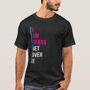 Camiseta Eu Sou O TRANS Supera O Orgulho Transgênero Da Cam