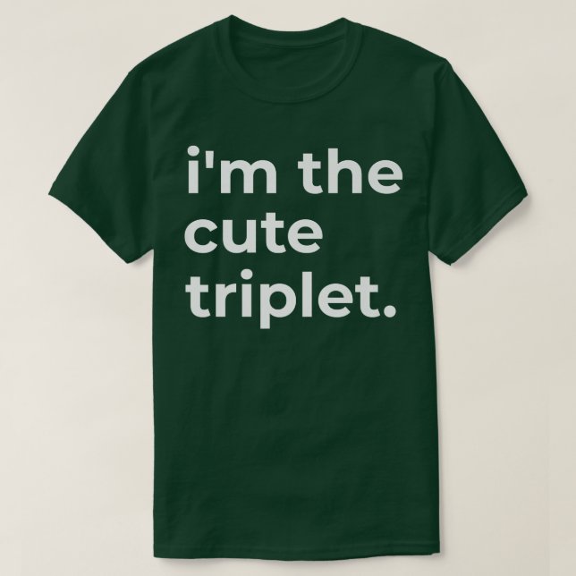 Camiseta Eu sou o trigênio bonitinho (Frente do Design)