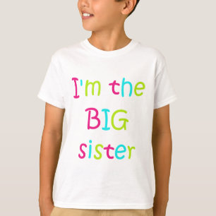 Camiseta Eu sou o Tshirt da irmã mais velha