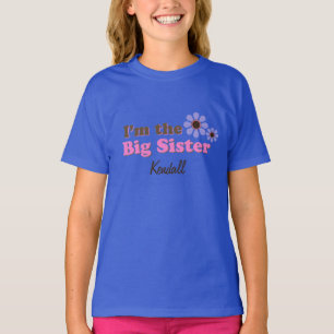 Camiseta Eu sou o TShirt personalizado flores da