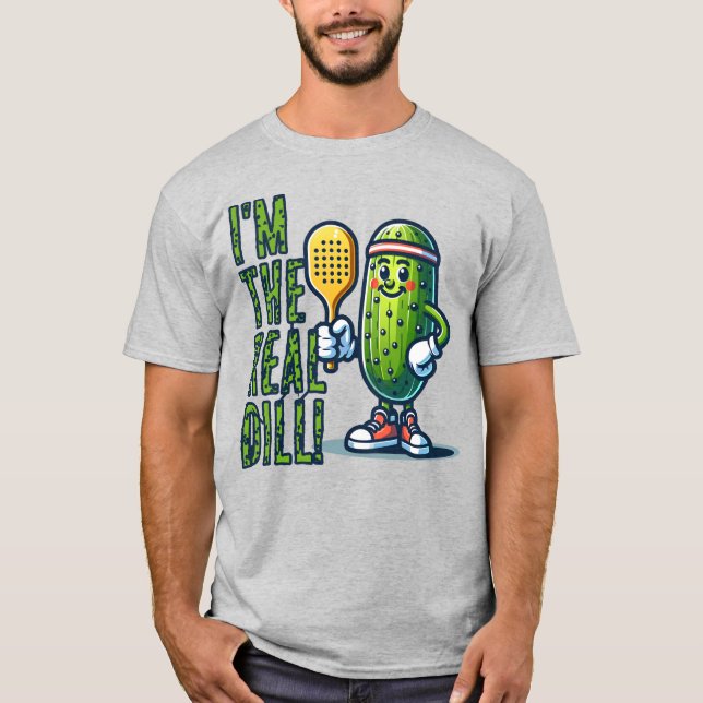 CAMISETA EU SOU O VERDADEIRO DILL PICKLEBALL ENGRAÇADO ESPO (Frente)