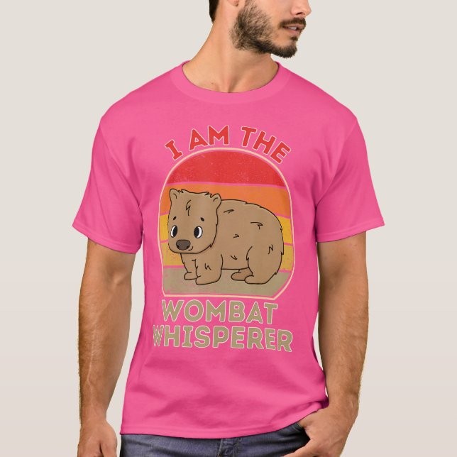 Camiseta Eu Sou O Whisperer Do Wombat (Frente)