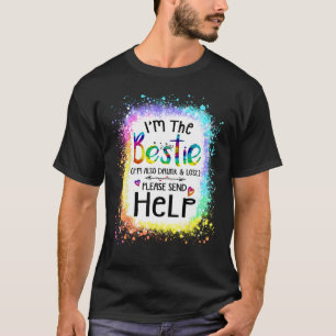 Camiseta Eu sou os casais Bestis amam a festa da praia de V