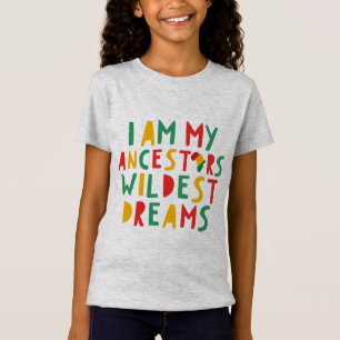 Camiseta Eu Sou os Sonhos Mais Selvagens dos Meus Ancestrai