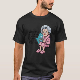 Camiseta Eu sou Pago para ser Simpático no Trabalho Não Sei
