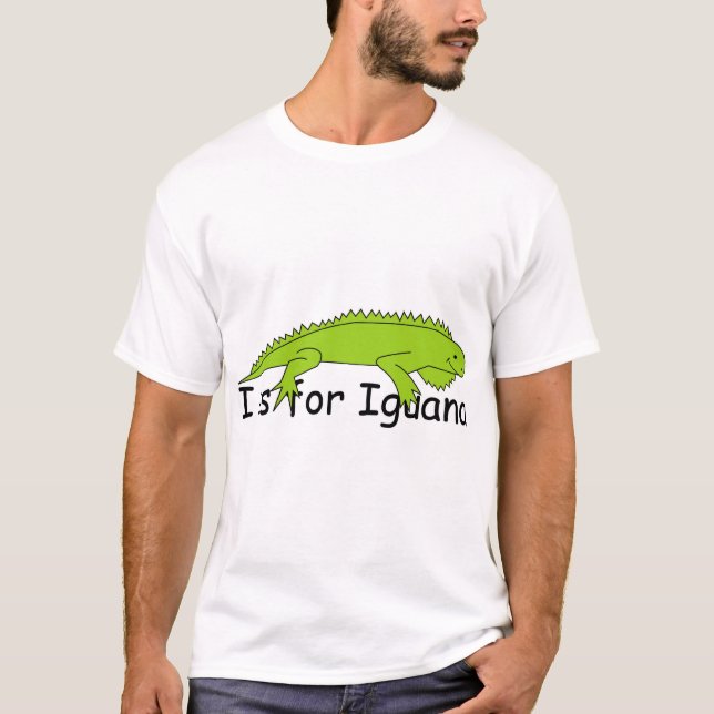 Camiseta Eu sou para a iguana (Frente)