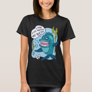 Camiseta Eu Sou Peixe sem Dentes Meme Peixe Engraçado