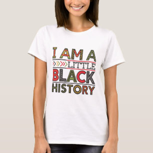 Camiseta Eu Sou Pequeno Mês da História Negra Afro-American