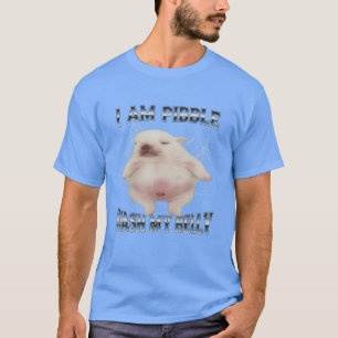 Camiseta Eu Sou Pibble Lave Minha Barriga Cachorro Engraçad