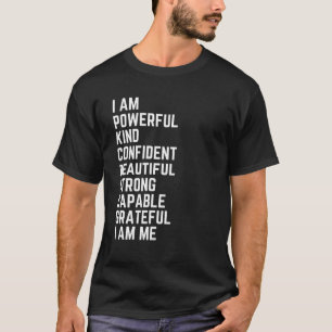 Camiseta Eu sou poderoso e confiante