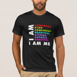 Camiseta eu sou poderoso, muito confiante, muito forte