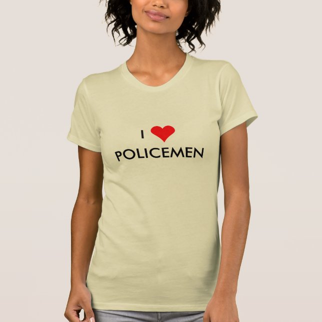 Camiseta eu sou polícia cardíaca (Frente)