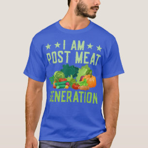 Camiseta Eu Sou Poste Geração De Carne Engraçado Veganismo 