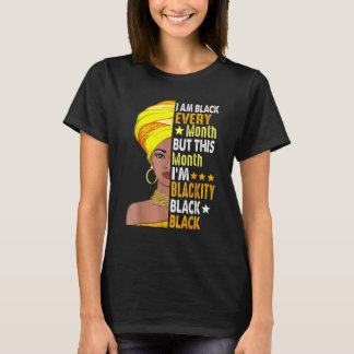 Camiseta Eu Sou Preto Todos Os Meses, Mas Neste Mês Sou Pre