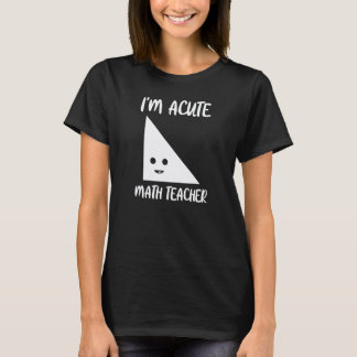 Camiseta Eu sou Professor Agudo de Matemática Professor de