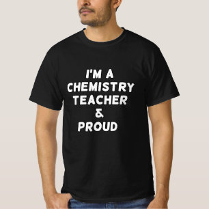 CAMISETA EU SOU PROFESSOR DE QUÍMICA E ORGULHO