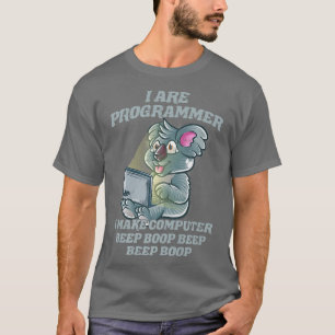 Camiseta Eu sou programador Apresentando o Nerd de TI Geek