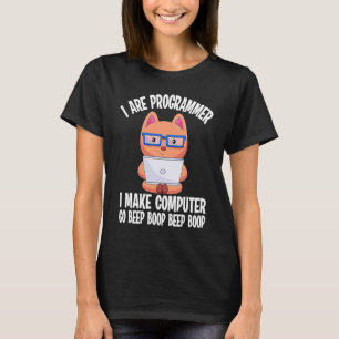 Camiseta Eu sou programador Cat Coder Software Deve