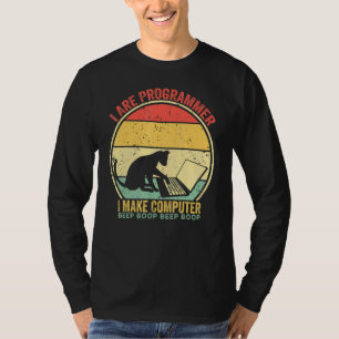 Camiseta Eu sou programador e faço a vinheta de bipe do com