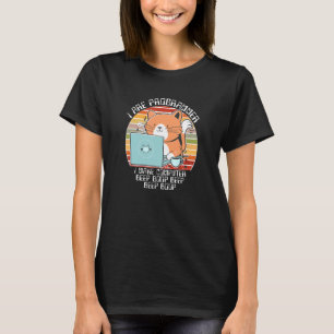 Camiseta Eu Sou Programador Eu Faço Computador Bip Boop É G