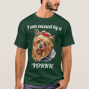 Camiseta Eu Sou Propriedade De Um Yorkie Cute Yorkie Propri