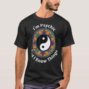 Camiseta Eu sou Psicólogo e sei das coisas YinYang para Cla
