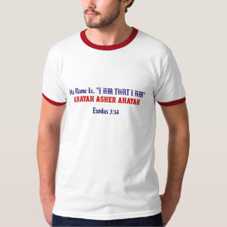 Camiseta EU SOU QUE EU É/calcinador Ahayah de Ahayah
