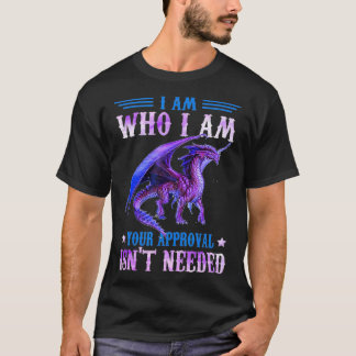 Camiseta Eu sou quem eu sou sua aprovação não é necessário