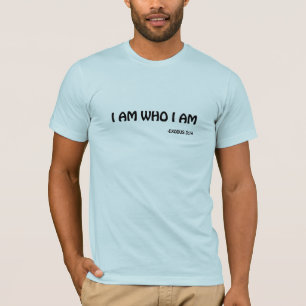 Camiseta Eu sou quem sou Bíblia