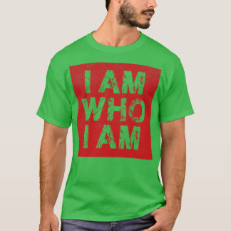 Camiseta Eu Sou Quem Sou O Vermelho Vintage