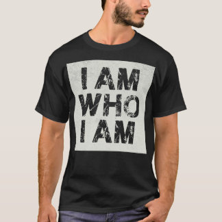 Camiseta Eu Sou Quem Sou Vintage Branco