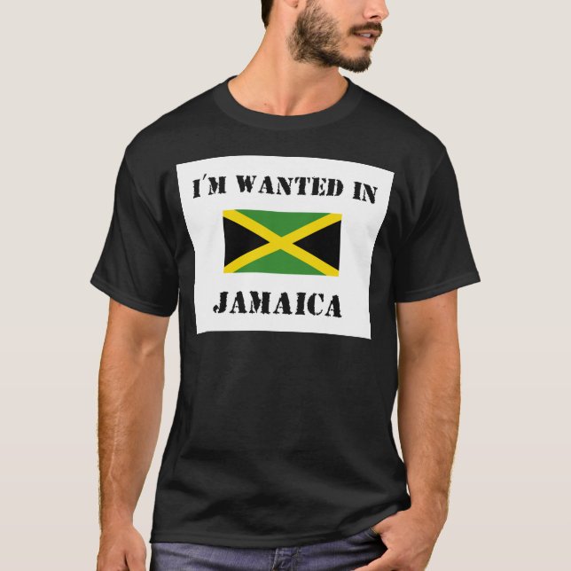 Camiseta Eu sou querido em Jamaica (Frente)