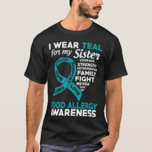 Camiseta Eu Sou Real Para Minha Irmã Conscientização de Ale