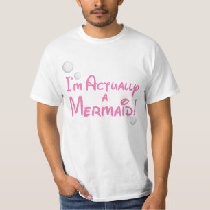 Camiseta Eu sou realmente um design da sereia