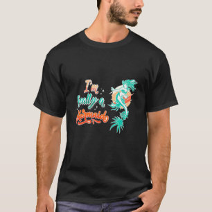 Camiseta Eu Sou Realmente Uma Sereia Cauda De Peixe Do Mar