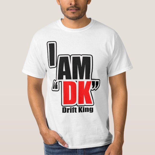 Camiseta "EU SOU rei da tração da DK" (Frente)