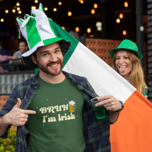 Camiseta Eu sou Rua irlandesa. Dia de Patrick