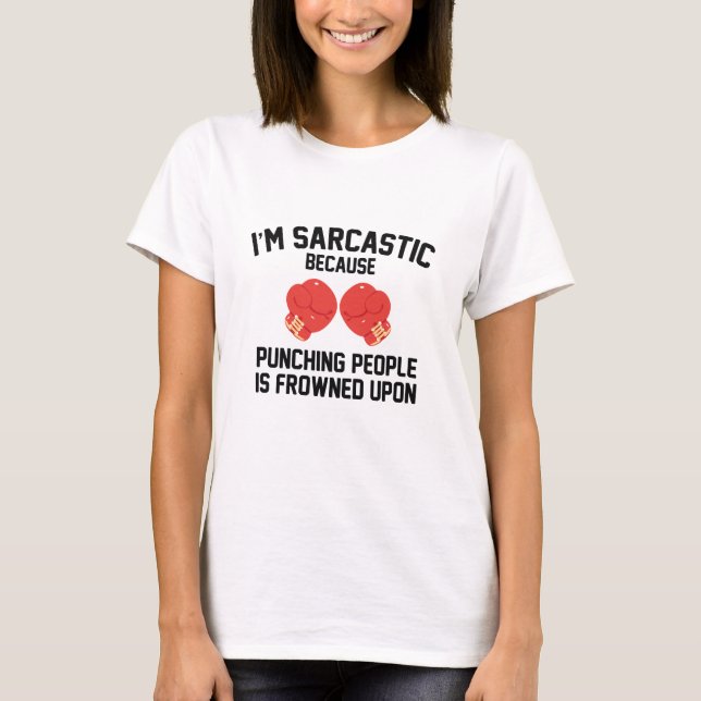Camiseta Eu sou sarcástico (Frente)