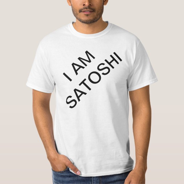Camiseta Eu sou Satoshi (Frente)