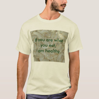 Camiseta "Eu sou saudável" roupa
