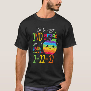 Camiseta Eu sou Segundo Grau no Twosday 02-22-2022 Pop Tw T