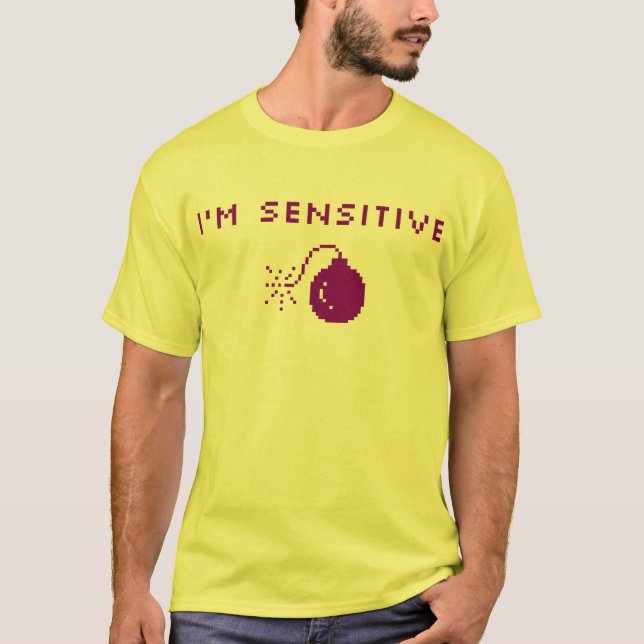 Camiseta Eu sou sensível (Frente)