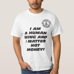 Camiseta Eu sou ser do ser humano e eu importo não
