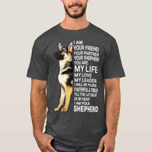 Camiseta Eu sou seu amigo seu companheiro seu pastor.